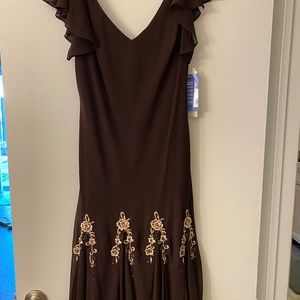 Beautiful brown cocktail dress